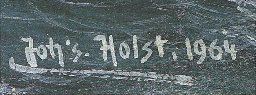 Galerie Harmstorf Signatur Johannes Holst